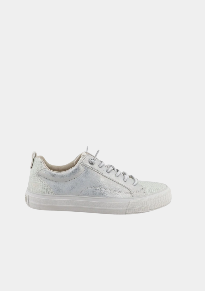 Mustang Slip-On Trainers - Metallic Silver