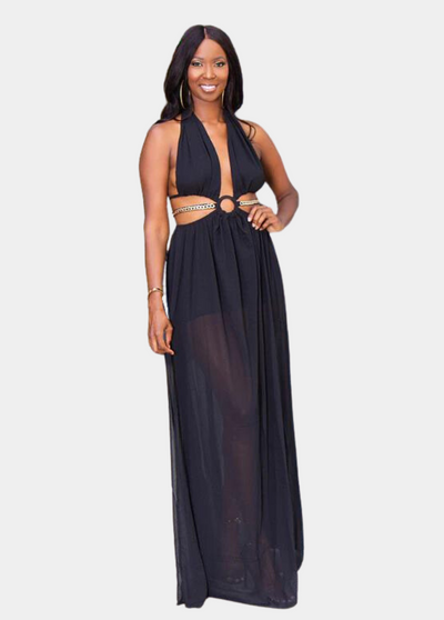 Cabo Maxi Dress - Black