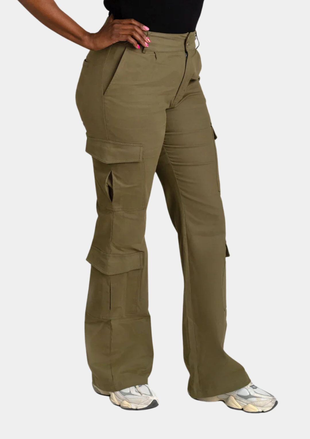 Tall Girl Cargos - Green