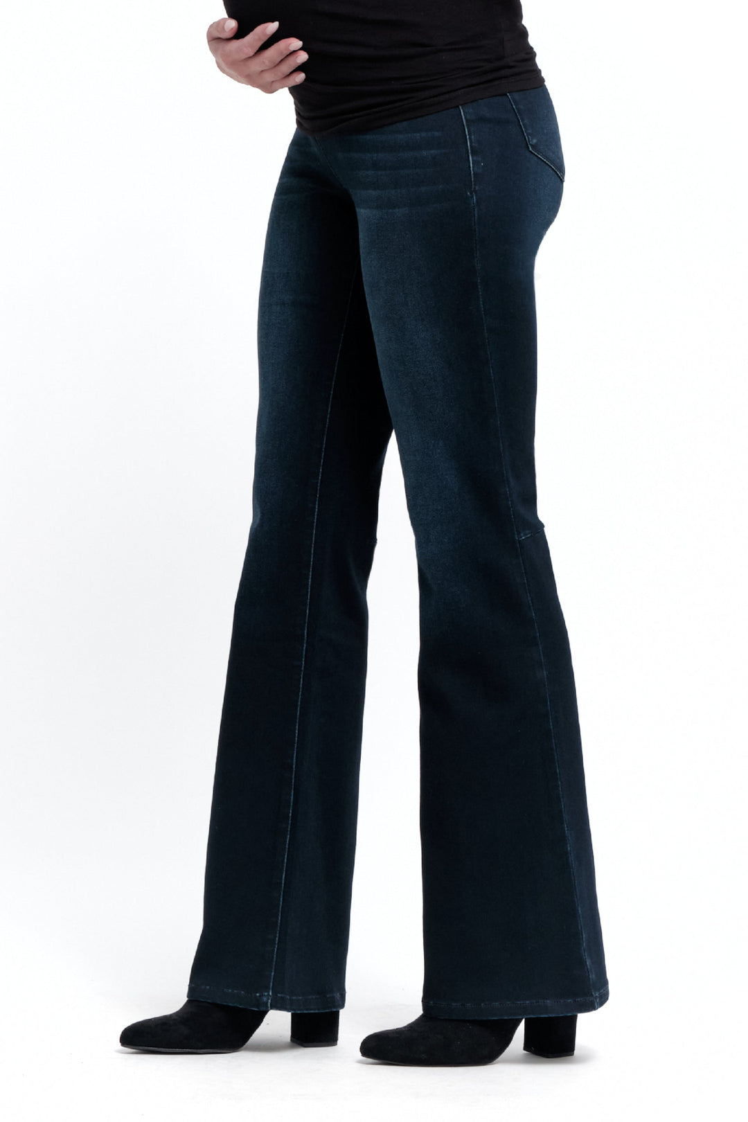 Maternity 33" Better Butter Slim Boot Jeans - Yanique
