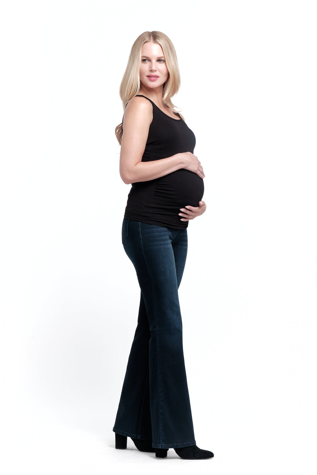 Maternity 33" Better Butter Slim Boot Jeans - Yanique