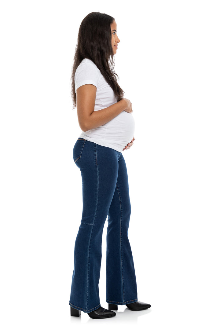 Maternity 33'' Better Butter Slim Boot Jean - Safia