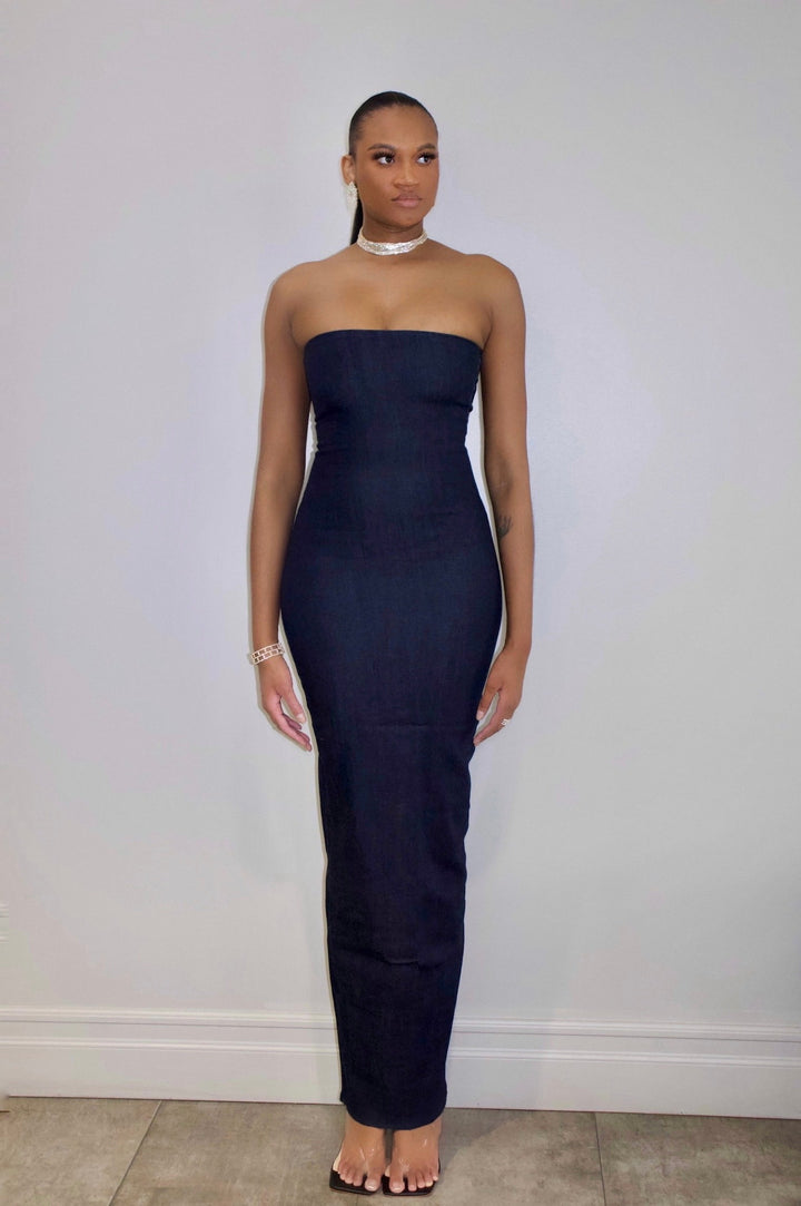 Cool Breeze Maxi Denim Dress