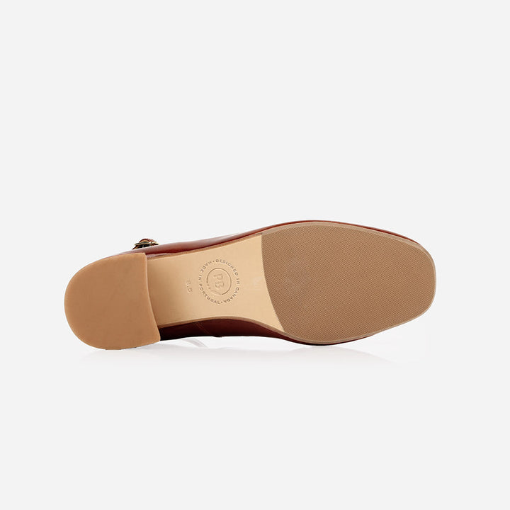 The Camille Mary Jane - Riding Brown
