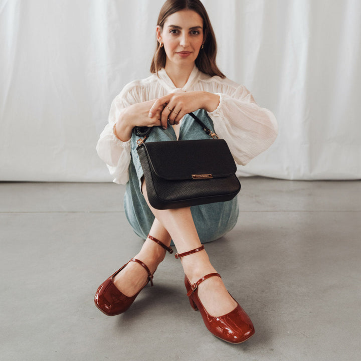 The Camille Mary Jane - Riding Brown