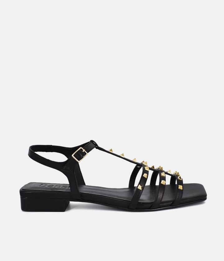 Dansi Chic Valentino Inspired Black Sandals