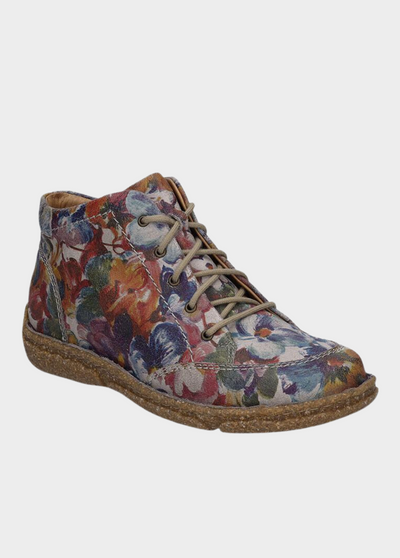 Josef Seibel Pretty Floral Ankle Boots