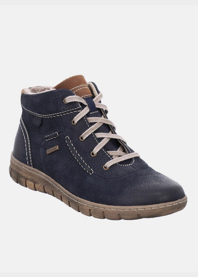 Josef Seibel Waterproof Ocean Blue Ankle Boots