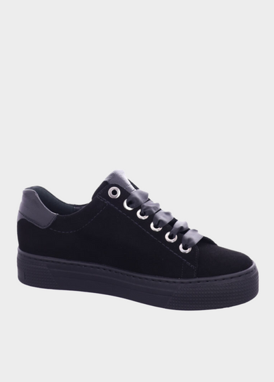 Semler Stylish Black Suede Sneaker