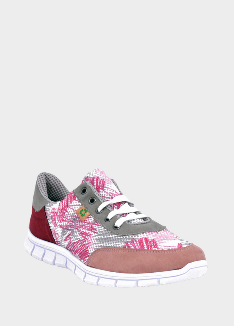 Cinderella Vegan Burgundy Rose Trainers