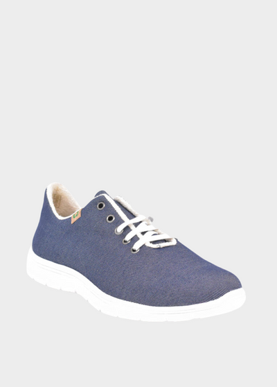 Cinderella Vegan Stylish Cosy Lined Navy Trainers