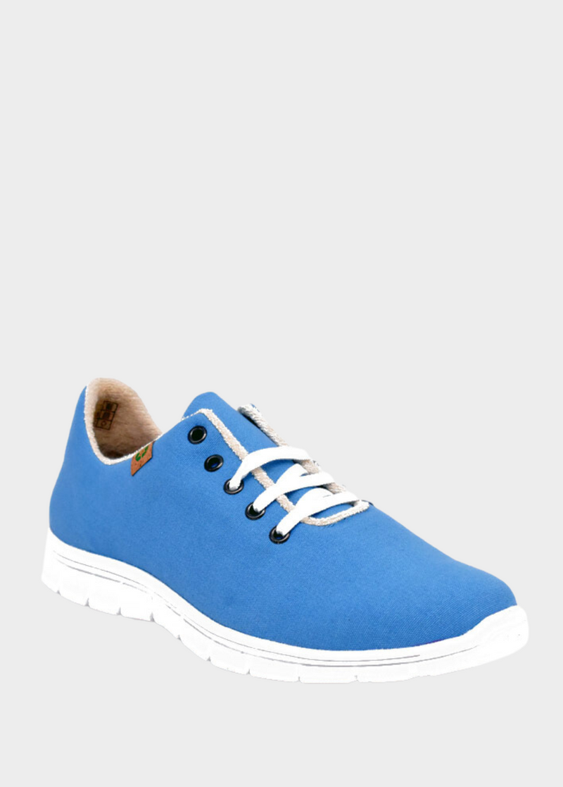 Cinderella Vegan Stylish Sky Blue Cosy Lined Trainers