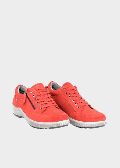 Tamaris Low Top Fire Red Comfort Trainers