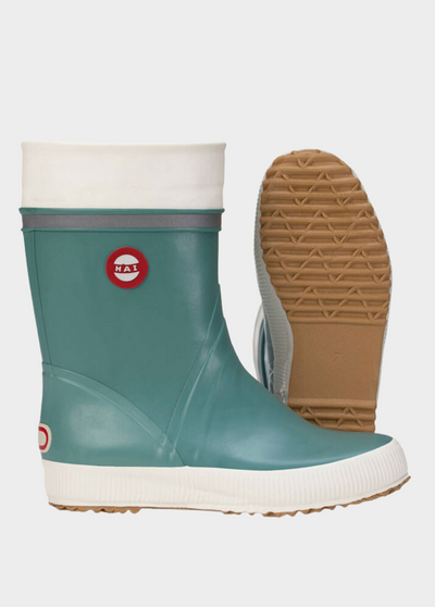 Stylish HAI Leaf Green Rubber Boots