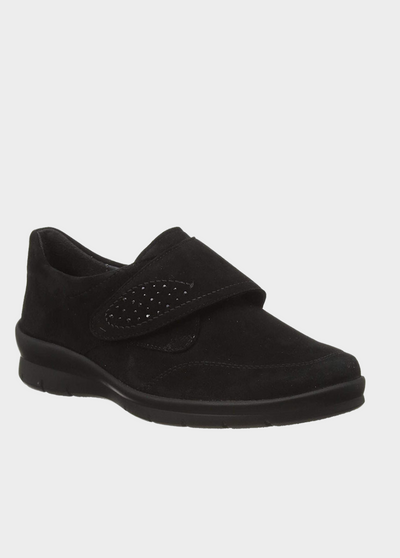 Semler Deluxe Black Velour Shoes