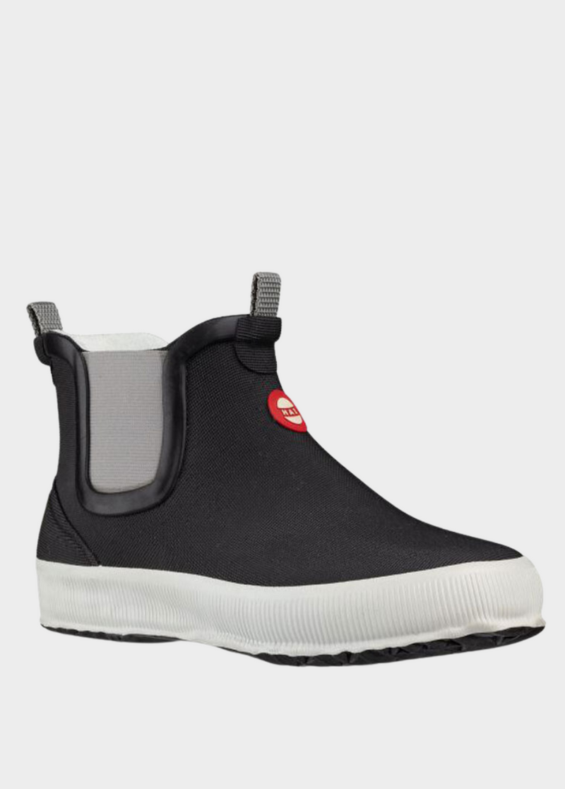 Stylish HAI LOW Black Winter Rubber Boots