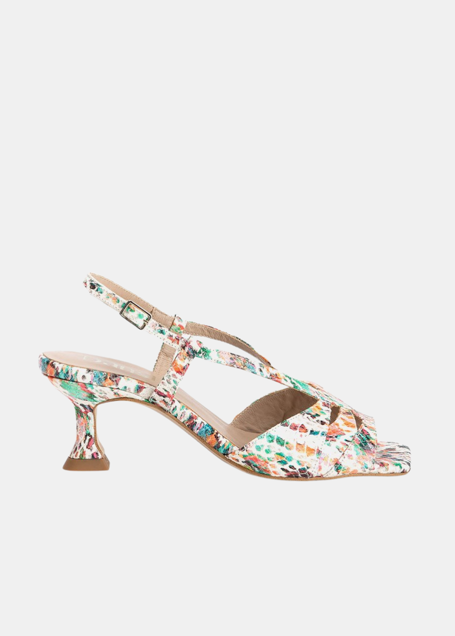 Dansi Chic Color-Pop Kitten Heel Slingbacks