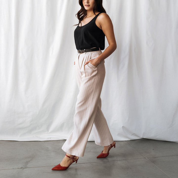 The Claire Kitten Heel - Racing Red