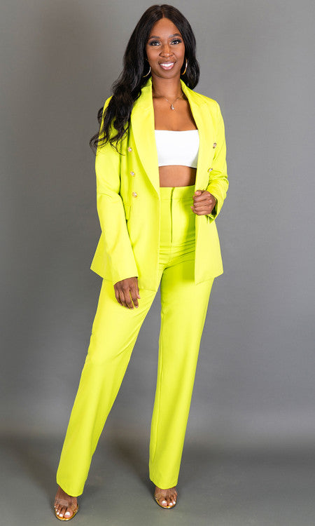 Panelist Pant - Chartreuse