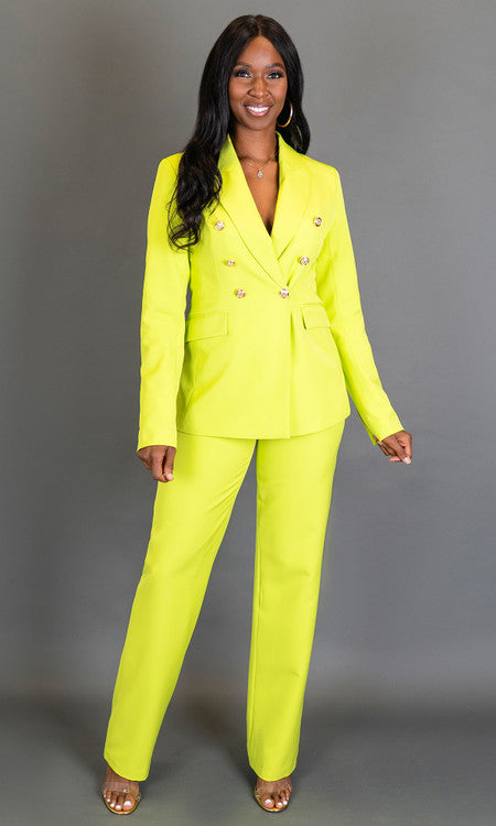 Panelist Pant - Chartreuse