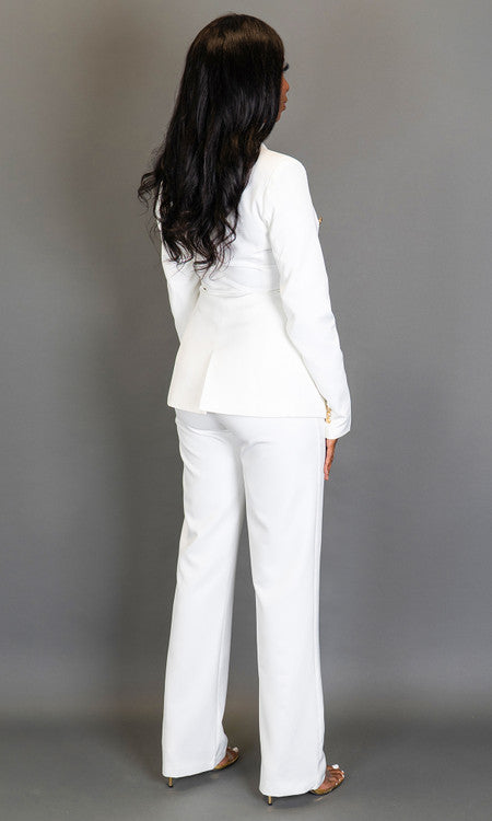 Executive Blazer - White