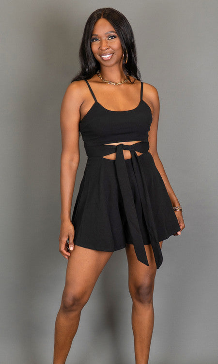 Lily Romper - Black