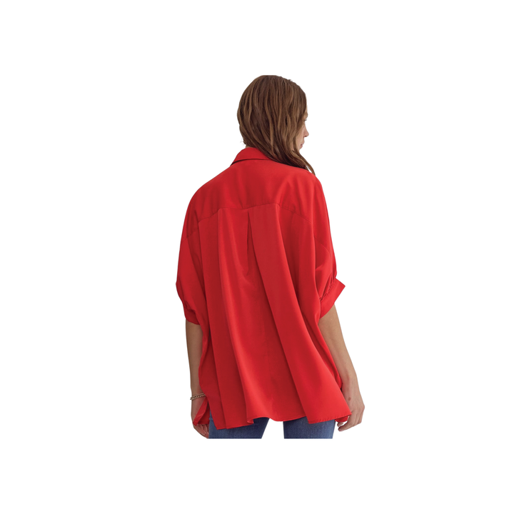 Entro Drapey Dolman Sleeve Shirt