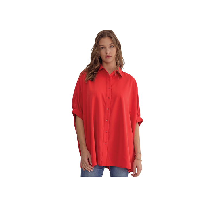 Entro Drapey Dolman Sleeve Shirt