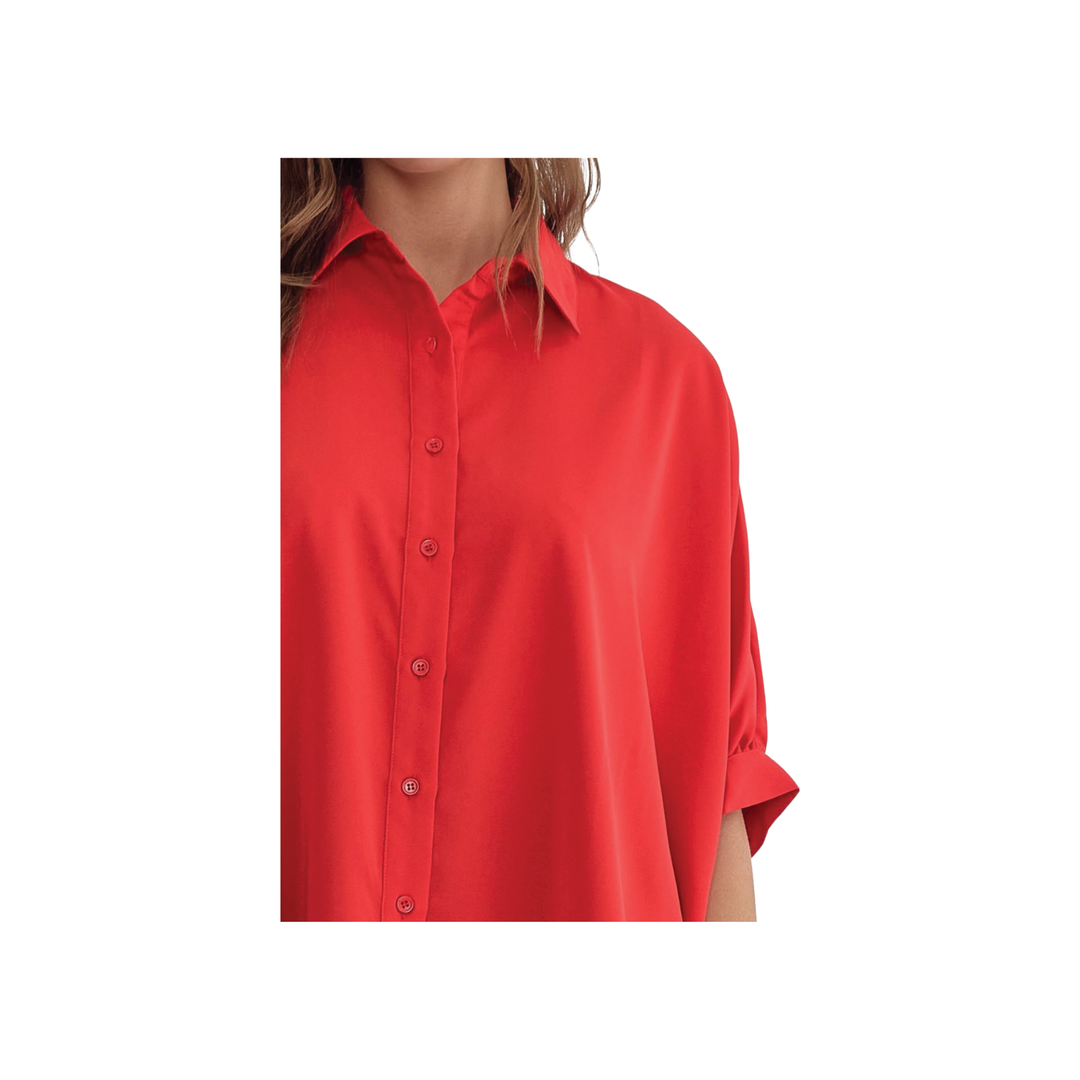 Entro Drapey Dolman Sleeve Shirt