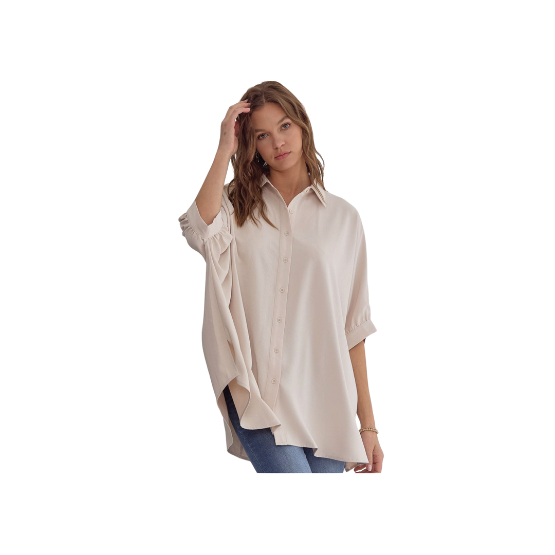 Entro Drapey Dolman Sleeve Shirt