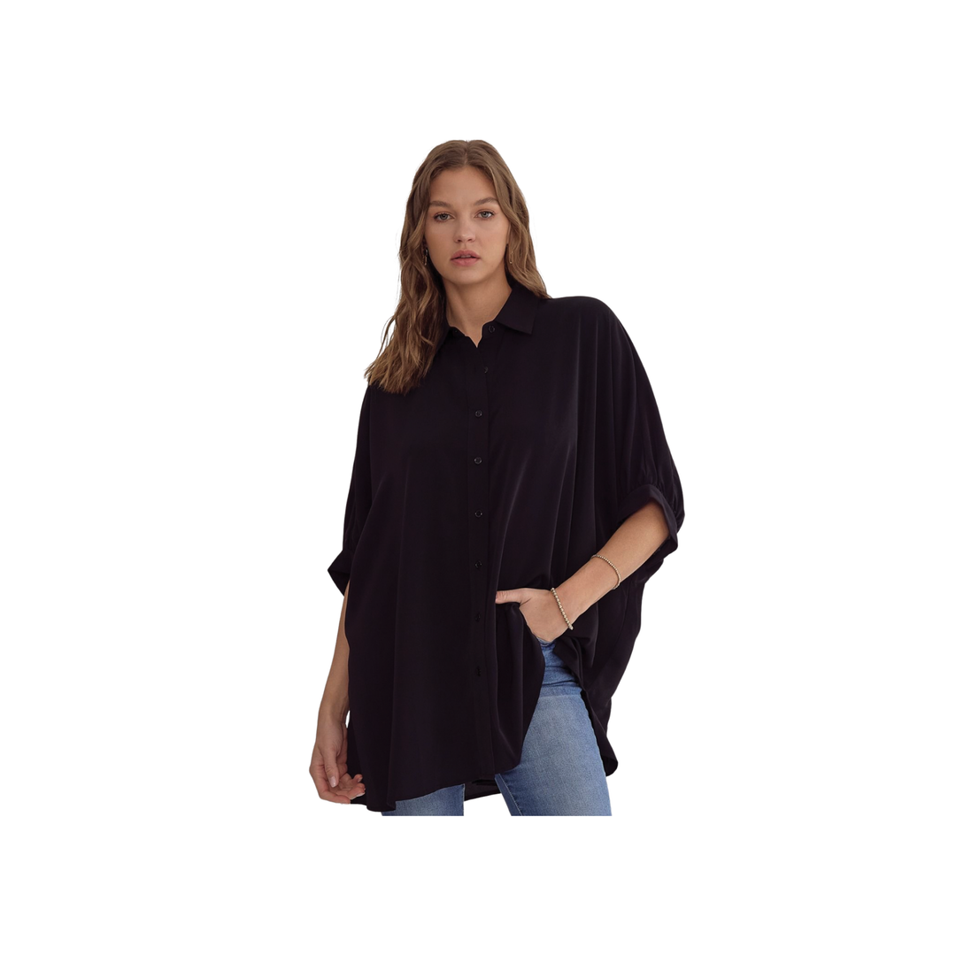 Entro Drapey Dolman Sleeve Shirt
