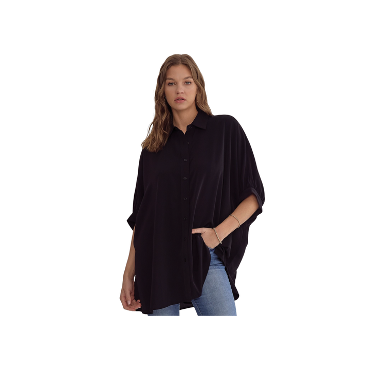 Entro Drapey Dolman Sleeve Shirt