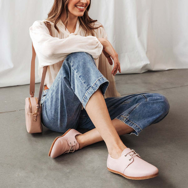 The Eyelet Oxford 2.0 - Rosebud