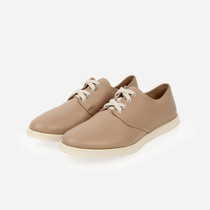 The Eyelet Sneaker - Biscotti