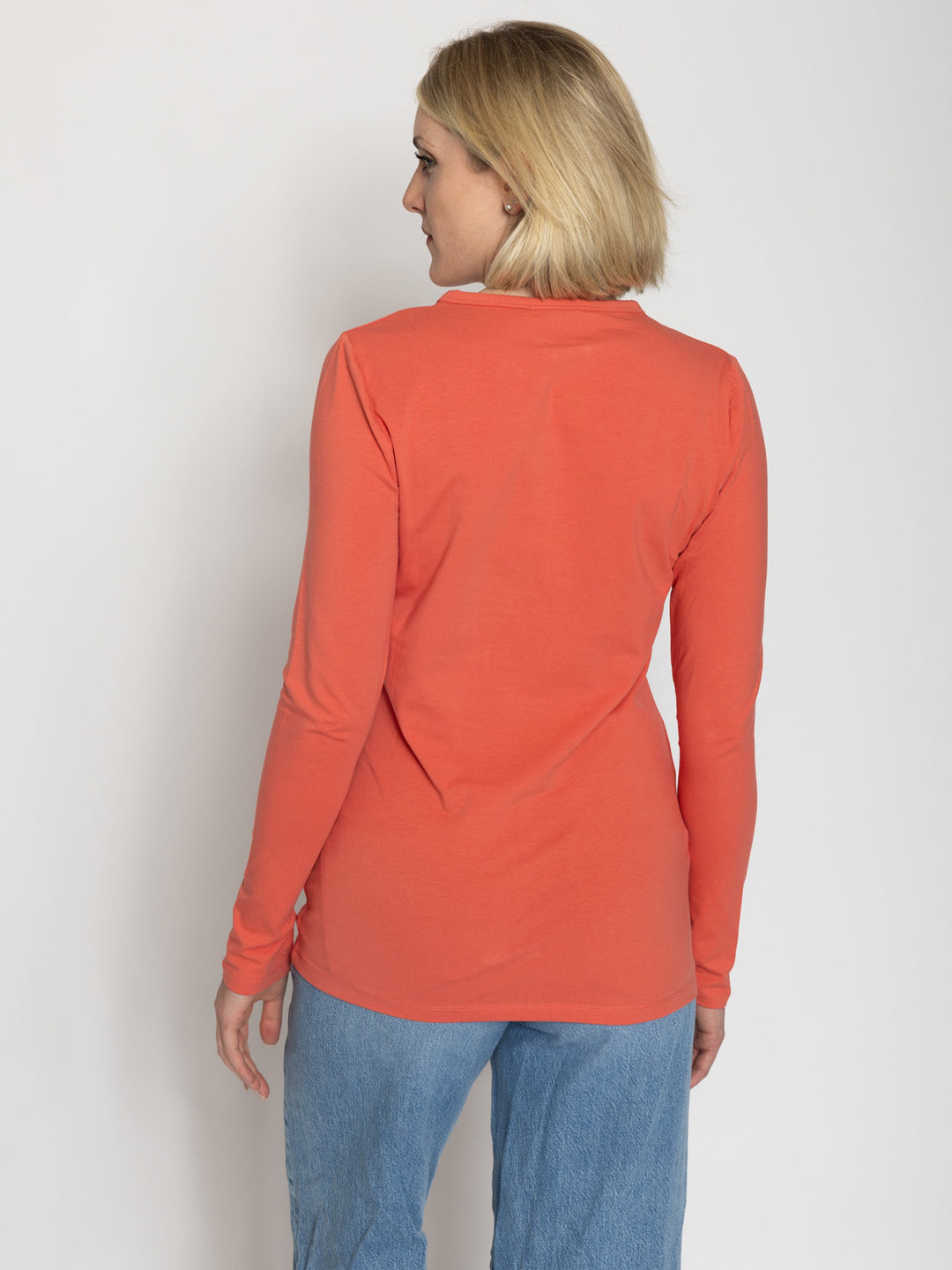 Tall Women’s Long Sleeve Henley Tee