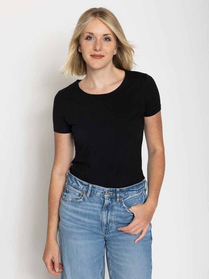 Tall Women’s Crew Neck Short Sleeve Bodysuit