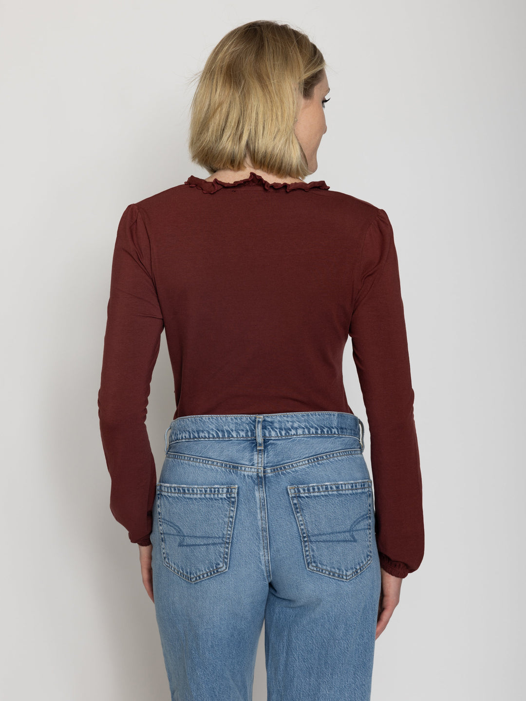 Tall Women’s Long Sleeve Wrap Top
