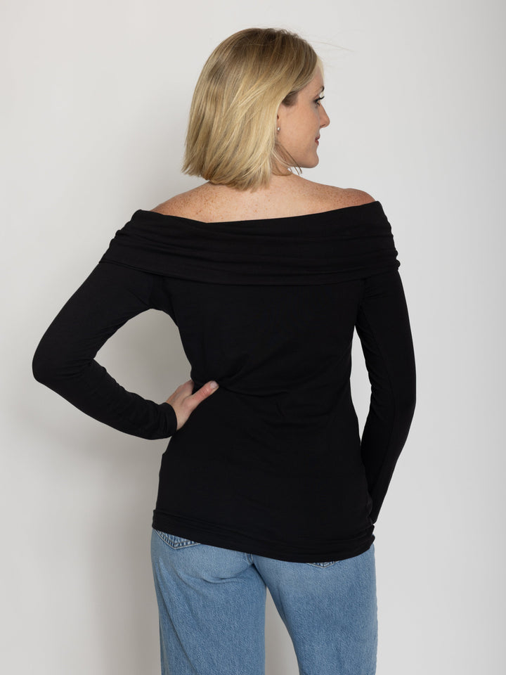 Tall Women’s Off Shoulder Long Sleeve Tee