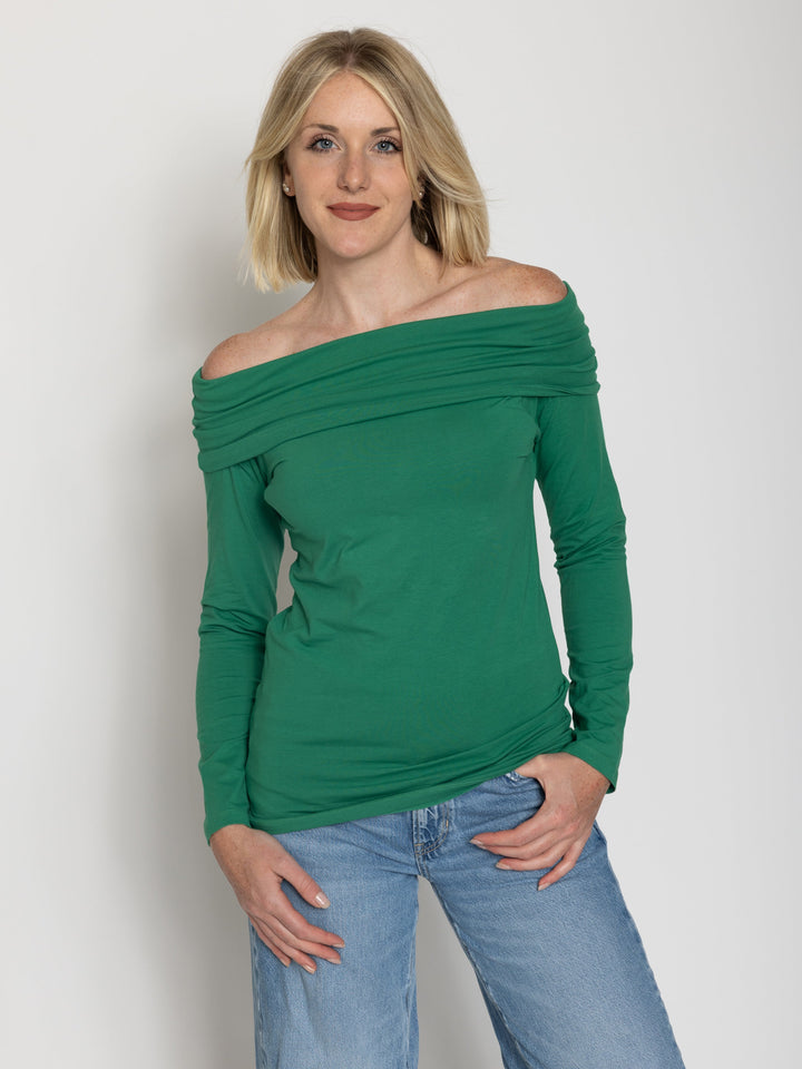 Tall Women’s Off Shoulder Long Sleeve Tee