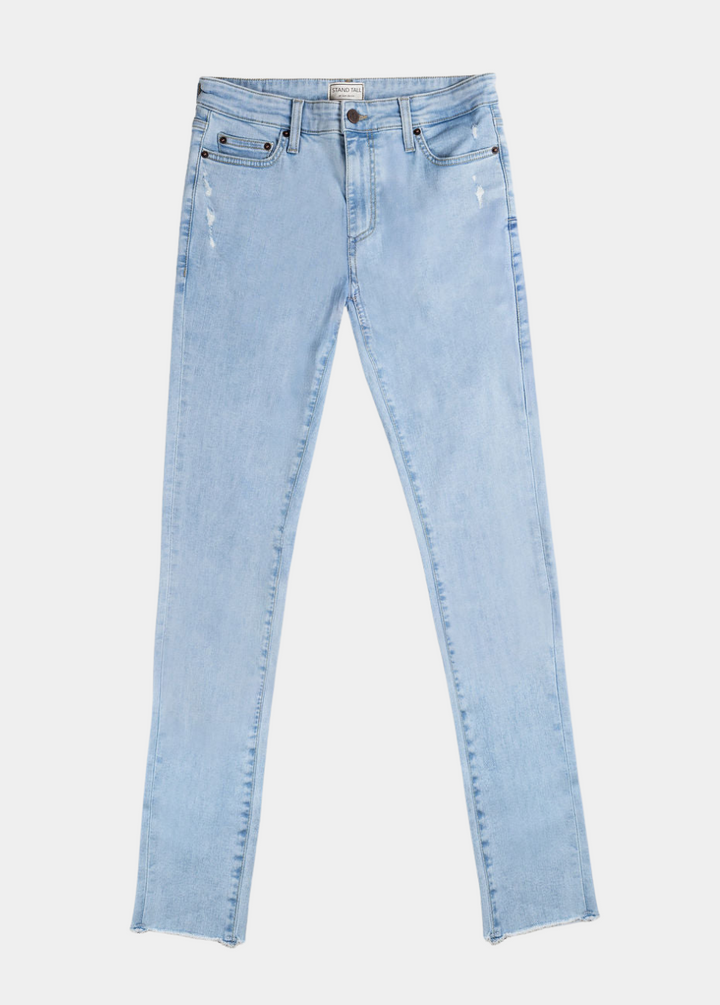 Stretchy Straight Jeans - Limited Frayed Hem Edition