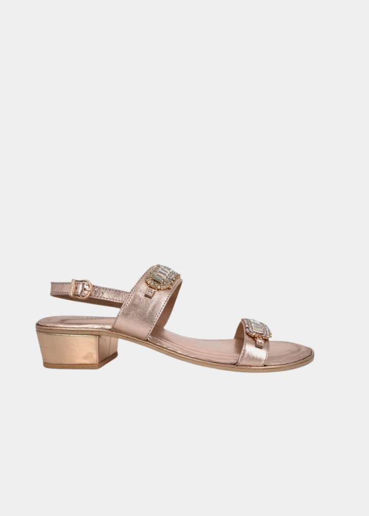 Bottega Opulent Sandals - Rose Gold
