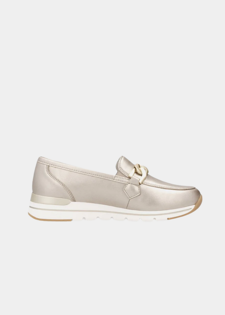 Remonte Sporty Stylish Gold Loafers