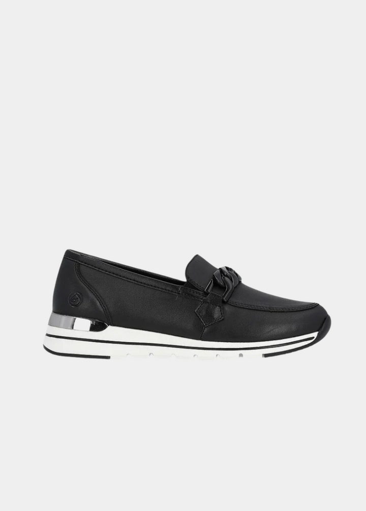 Remonte Sporty Stylish Black Loafers