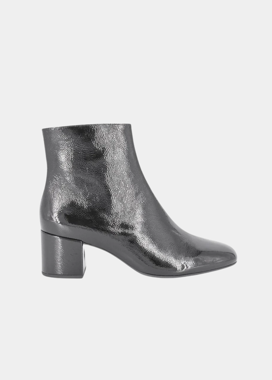 Hogl Premium Black Patent Leather Ankle Boots
