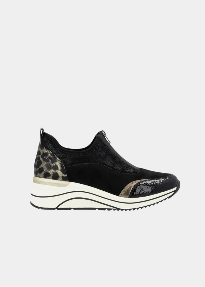 Remonte Super Stylish Front Zip Wedge Trainers