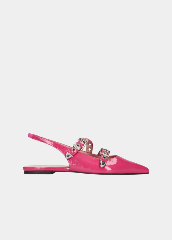 Pretty Ballerinas Gorgeous Hot Pink Slingbacks
