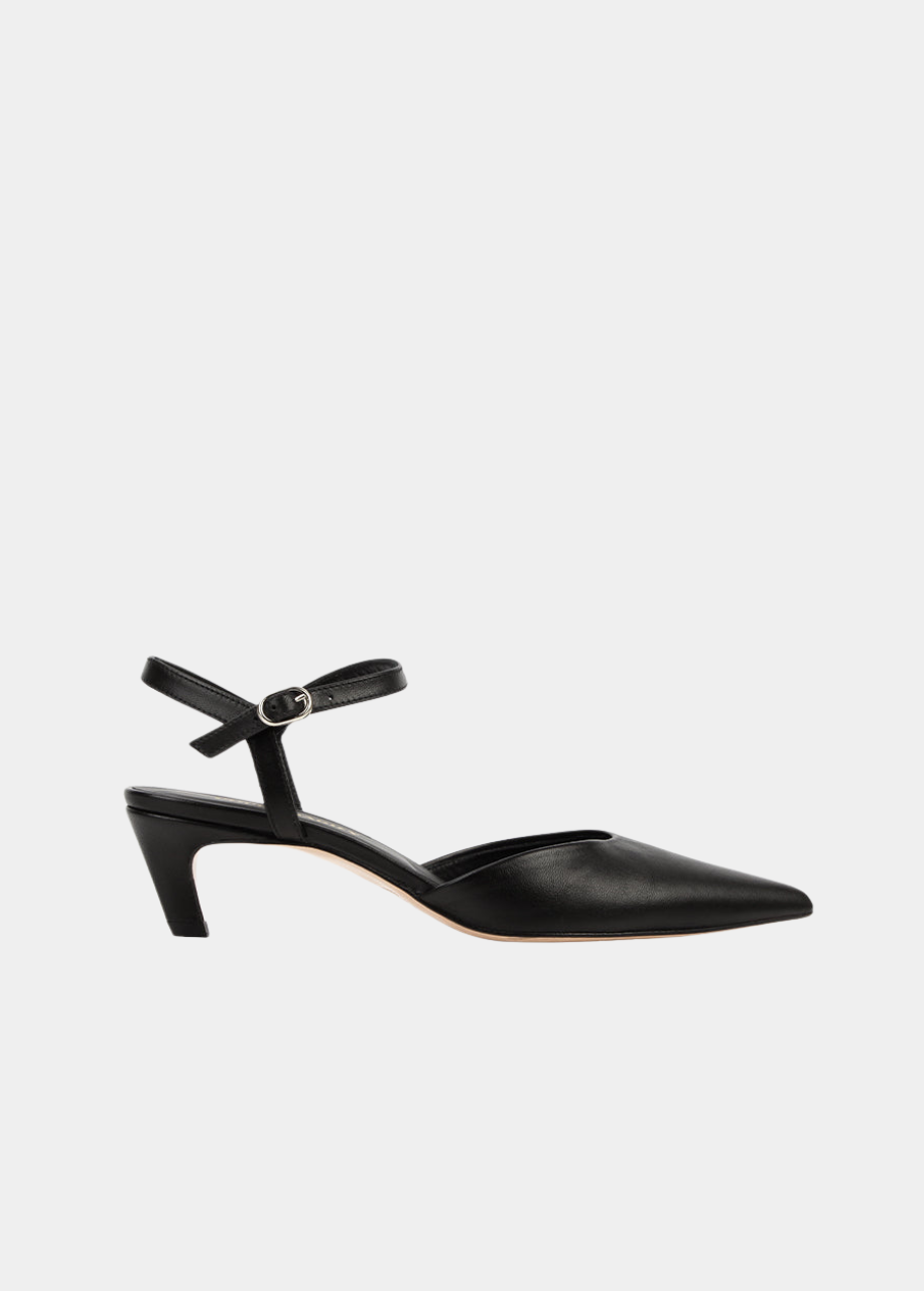 The Claire Kitten Heel - Black