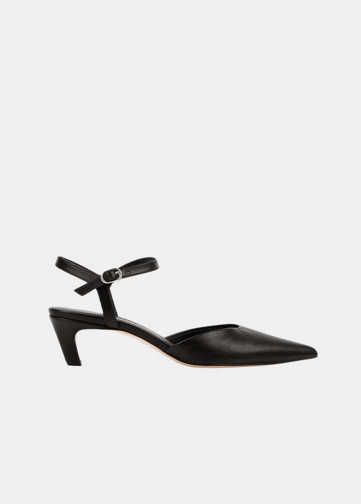The Claire Kitten Heel - Black
