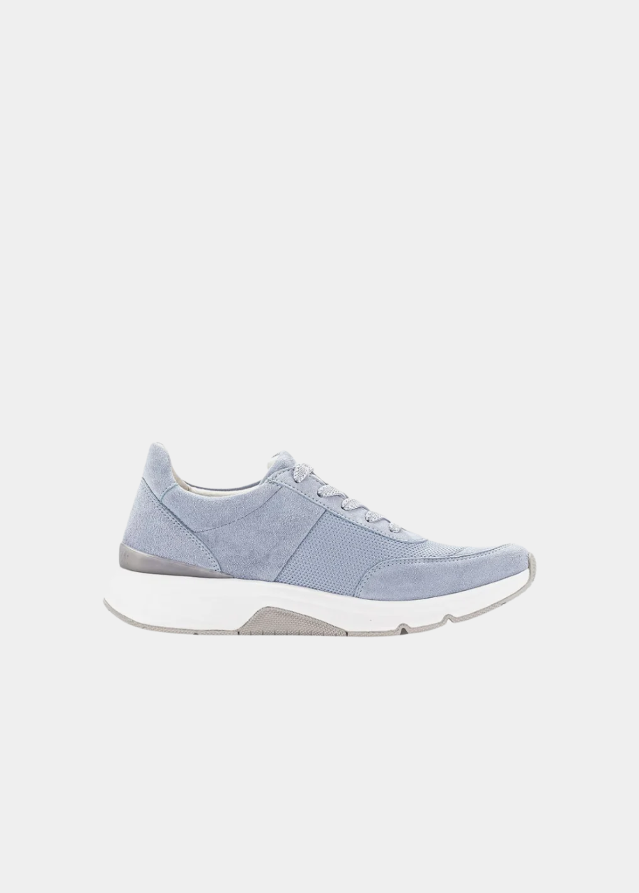 Gabor Fab Light Blue Rolling Soft Trainers