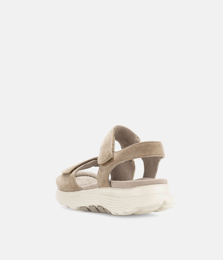 Gabor Sporty Beige Rolling Soft Walking Sandals